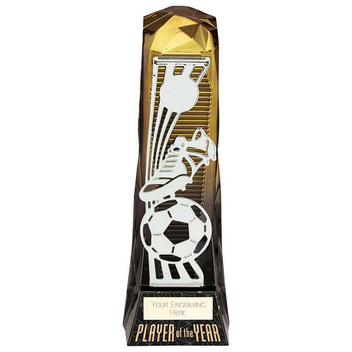 Shard Football Football Trophy | Gold to Black Shard Football Football Trophy | Gold to Black