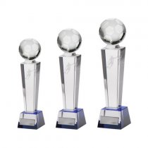 Legend Tower Crystal Football Trophy | 245mm | S5