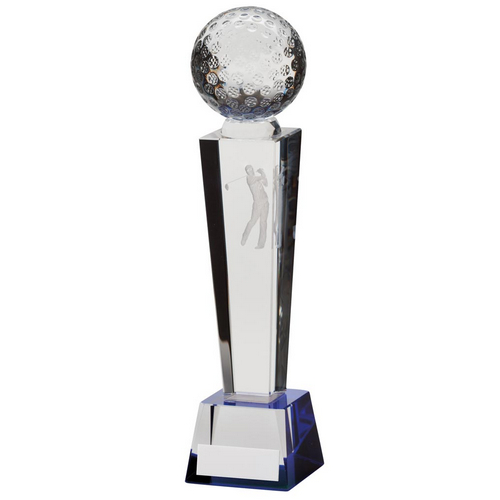 Legend Crystal Golf Trophy | 220mm | S23