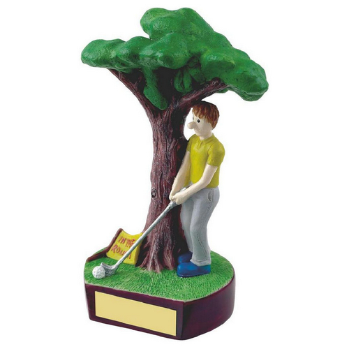 Snoopee In the Rough Humorous Golf Trophy | 180mm | G7