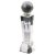 Crystal Golf Trophy with 3D Male Golfer inside (In Presentation Case) | 160mm | S20 - T9437