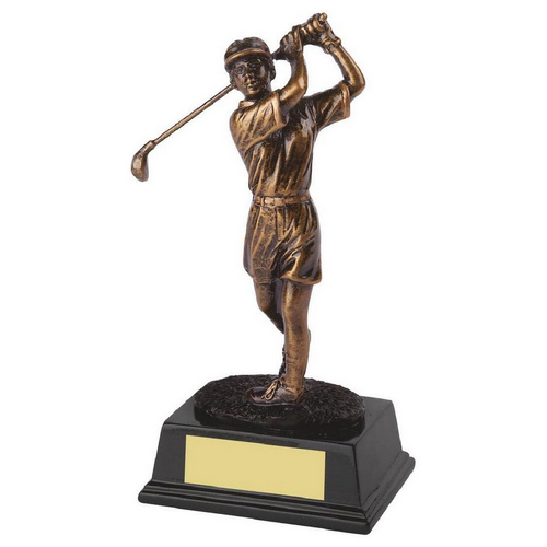 Follow Through Golf Trophy| Female Golfer | 180mm | G7