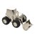 Money Box | Front Loading Digger | Silverplated - CG202