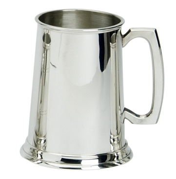 Tankard | Half Pint | Bright Polished | Sheffield Pewter