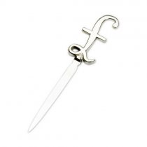 Letter Opener | Pound sterling | Pewter