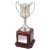 Nickel Plated Trophy Cup on Wood Base | 360mm | T.7564 - SV763
