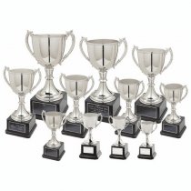 Classic Nickel Plated Trophy Cup | 360mm | B60