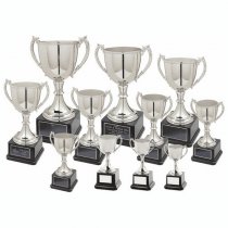 Classic Nickel Plated Trophy Cup | 330mm | B60