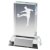3D Crystal Football Trophy | Image inside | 95mm | S6 - T0788