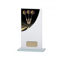 Colour Curve Darts Jade Glass Trophy | 180mm |
