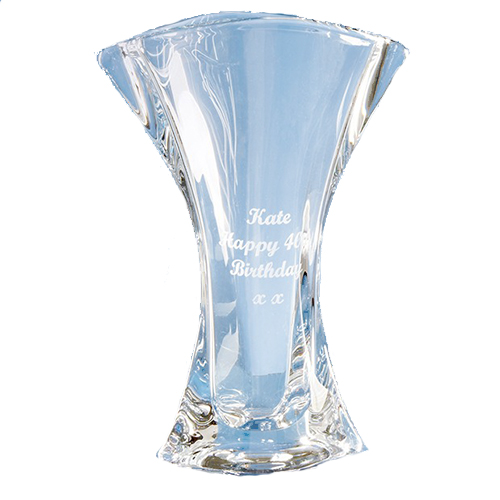 Flared Crystal Vase | 240mm