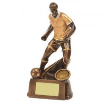 Swerve Action Football Trophy | Male | 190mm | G24