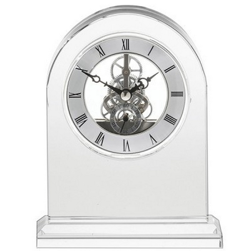 Royal Scot Crystal Large Mantle Clock | Greenwich Collection | 160mm