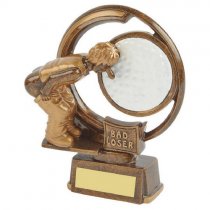 Novelty Golf Trophy| Bad Loser | 150mm | G7