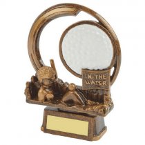 Novelty Golf Trophy | In the Water | 150mm | G7