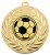 Medal | Gold | Embossed Football | Supplied Unengraved - D111.01.AF178
