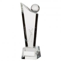 Capture Crystal Golf Trophy | 220mm | S24