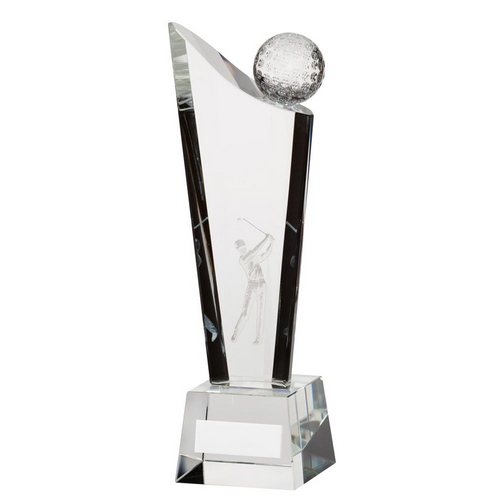 Capture Crystal Golf Trophy | 245mm | S25