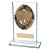 Maverick Legacy Table Tennis Jade Glass Trophy | 140mm |  - CR16020A