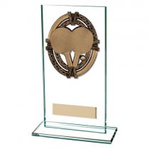 Maverick Legacy Table Tennis Jade Glass Trophy | 160mm |