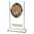 Maverick Legacy Table Tennis Jade Glass Trophy | 160mm |  - CR16020B