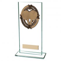 Maverick Legacy Table Tennis Jade Glass Trophy | 180mm |