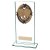 Maverick Legacy Table Tennis Jade Glass Trophy | 180mm |  - CR16020C