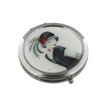 Compact Mirror | Sophia Design | Silverplated