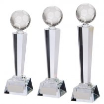 Interceptor Football Crystal Trophy | 240mm | S5