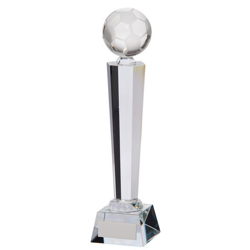 Interceptor Football Crystal Trophy | 280mm | S5