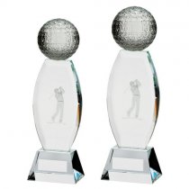 Infinity Golf Crystal Trophy | 190mm | S5