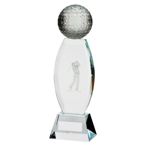 Infinity Golf Crystal Trophy | 230mm | S5