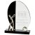 Elixir Golf Crystal Trophy | 175mm |  - CR17114A