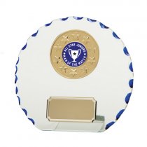 Jade Motion Glass Plaque Trophy | 130mm | E1432C |
