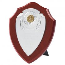 Chrome Fronted Shield Trophy | 200mm