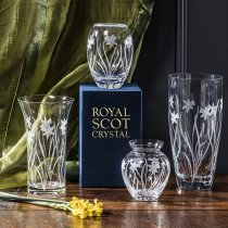 Royal Scot Daffodils Design | Flared Vase | 200mm | GE