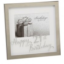 Photoframe | 21st Birthday | 6 x 4" | Mirror Print