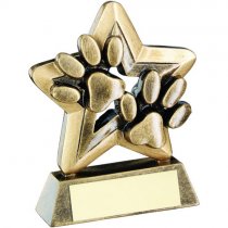 Dog Paws Mini Star Trophy | 95mm |