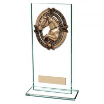 Maverick Legacy Equestrian Jade Glass Trophy | 180mm |