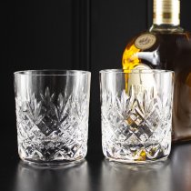 Royal Scot Edinburgh Crystal | Large Tumbler | Box of 2 | Personalised Box | G18