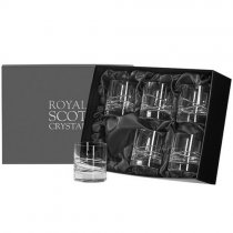 Royal Scot Crystal | Large Tumbler x 6 | Skye | Personalised Presentation Box