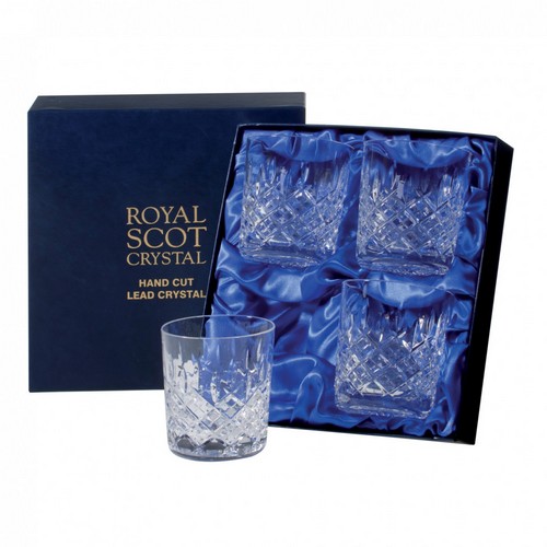 Royal Scot Crystal London Large Tumbler | Box of 4 |