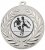 Medal | Silver | Embossed Football | Supplied Unengraved - D111.02.AF178