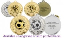 Football Medal | Gold | Players | Supplied Unengraved