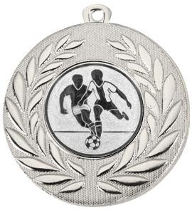 Football Medal | Silver | Players | Supplied Unengraved