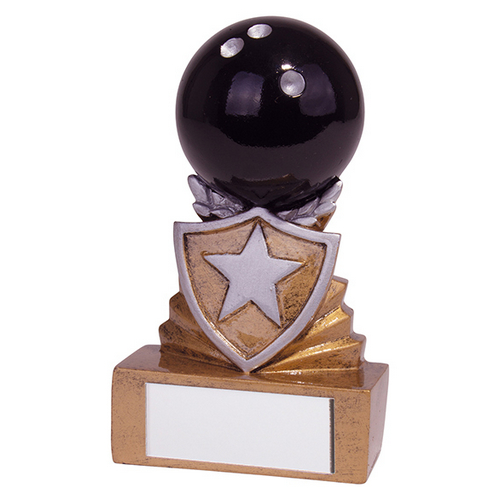 Shield Ten Pin Bowling Mini Trophy | 95mm | S7