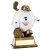 Happy Golf Ball Trophy | 146mm |  - JR2-RF102