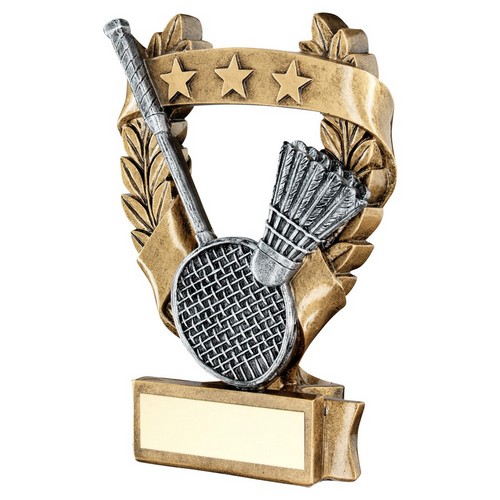 Tri Star Badminton Trophy | 127mm |