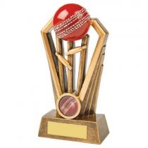 Stumps Red Ball Cricket Trophy | 165mm | G7