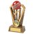 Stumps Red Ball Cricket Trophy | 140mm | G7 - RS878